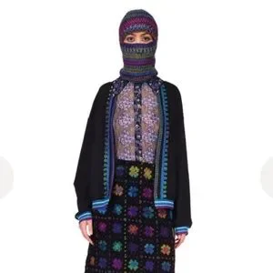 Anna Sui | Accessories | Nwt Anna Sui Crochet Balaclava In  display picture 3